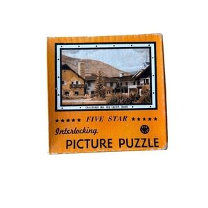 Five Star Vintage Interlocking Picture Puzzle 234 Pieces Challenger Inn